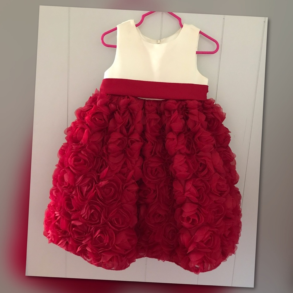 Red Toddler Party Dress